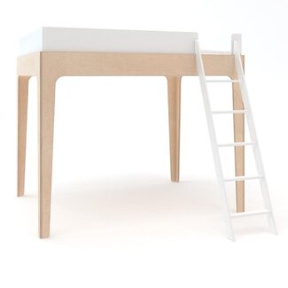 Oeuf Oeuf Perch Collection Twin Size Loft Bed White/Birch
