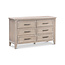 Monogram By Namesake Barrow Rustic 6 Drawer Double Dresser