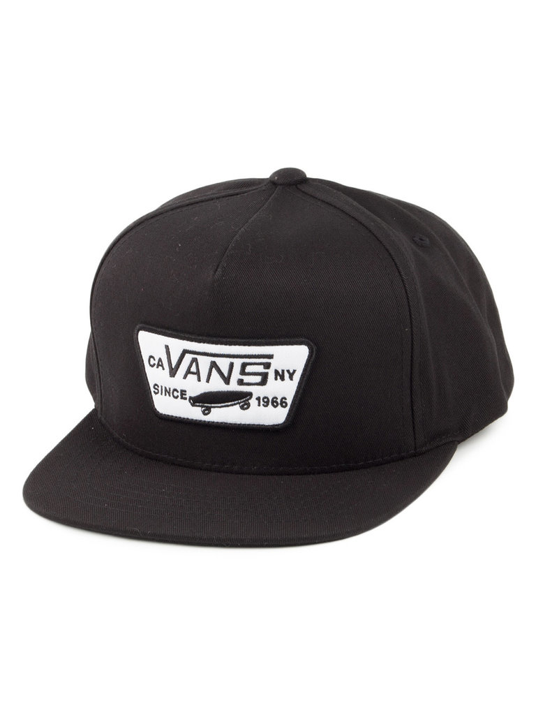 vans snapback black
