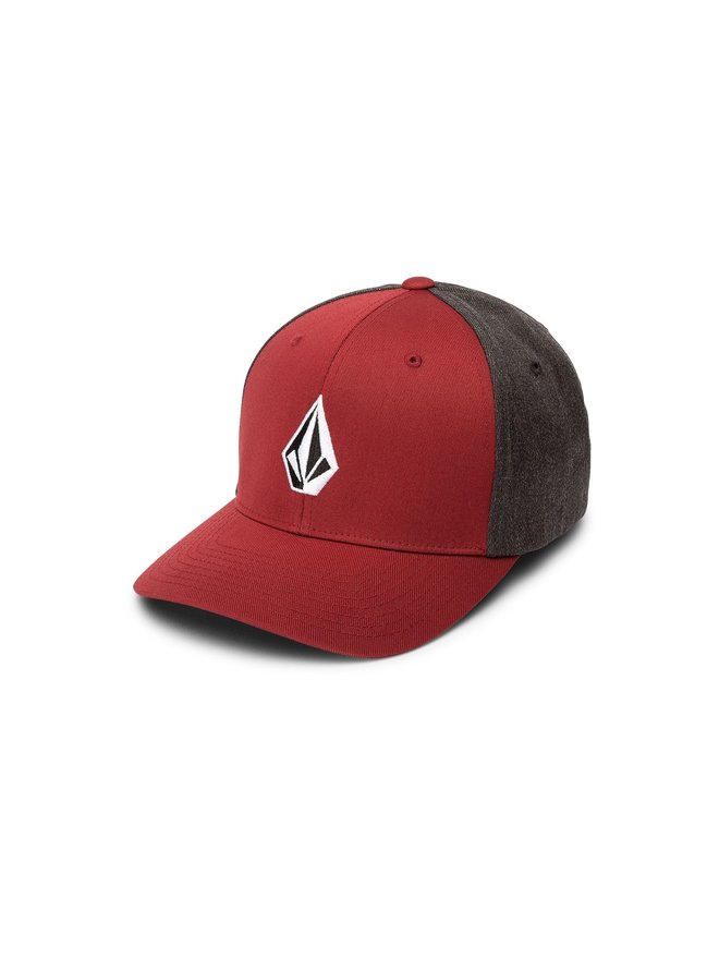 Volcom Stone Capburgundycharcoal Flexfit Full Volcom nkw80POX