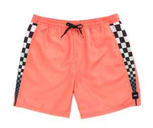 vans shorts kids red