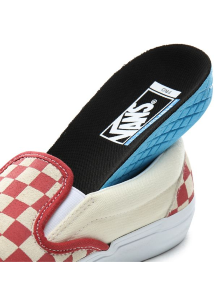 vans slip on pro mineral red