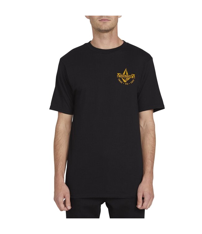 VOLCOM VOLCOM - RICTOR TEE (BLACK)