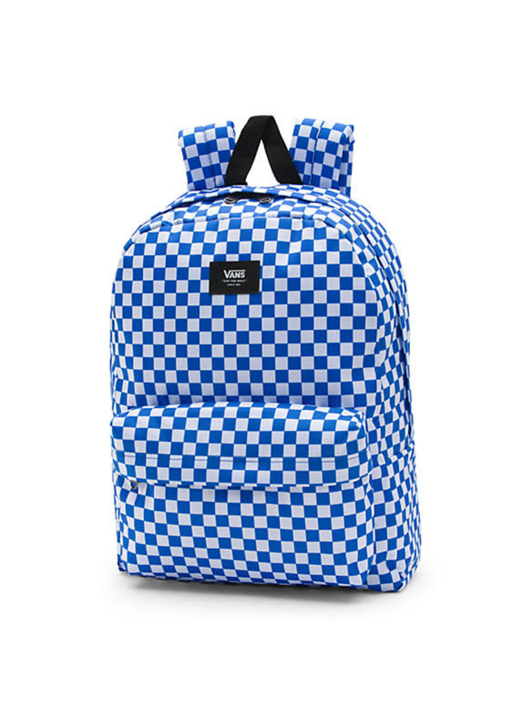 blue checkered vans backpack