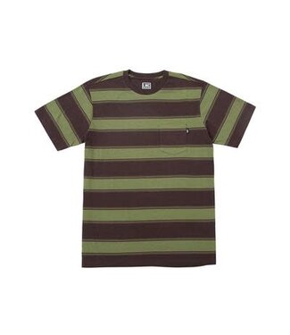 LOSER MACHINE LOSER MACHINE - BROWNING KNIT TEE (BROWN/ GREEN)