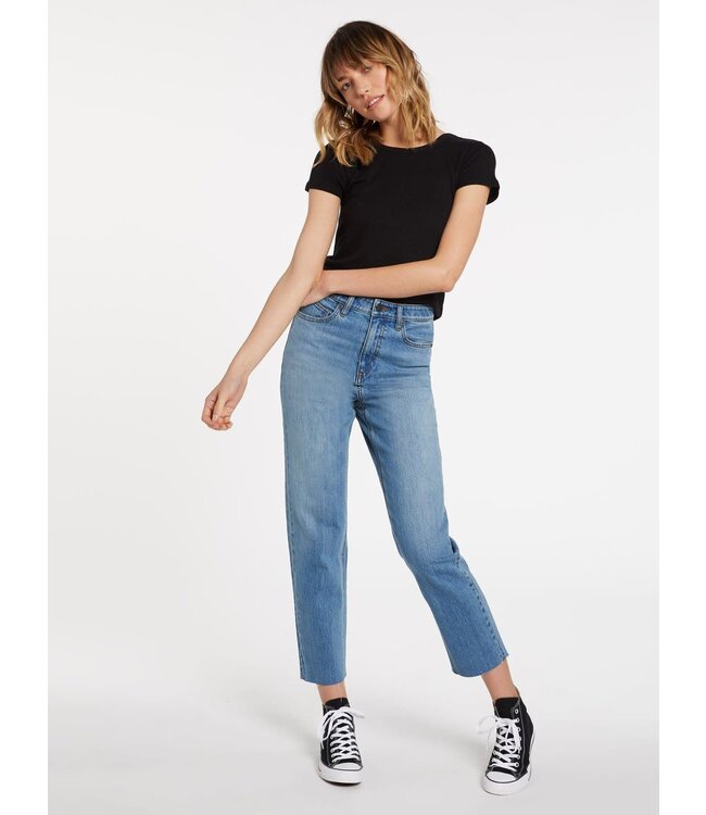 VOLCOM VOLCOM - STONED STRAIGHT JEANS (ASH BLUE)