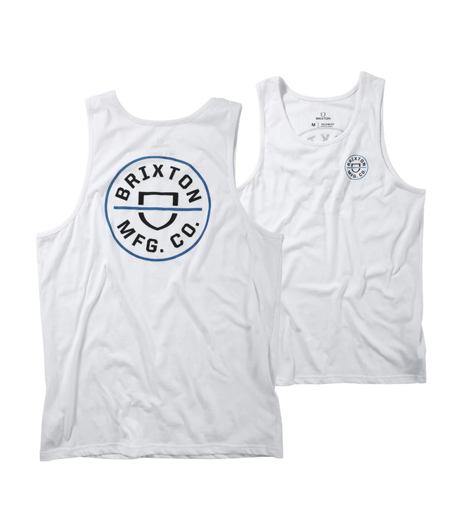 BRIXTON BRIXTON - CREST TANK (WHITE/ BLACK/ ROYAL)
