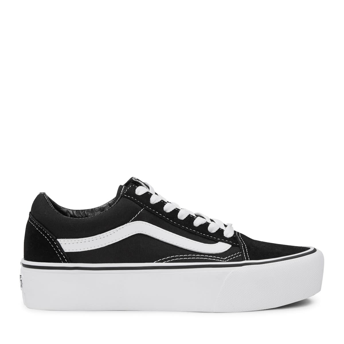 VANS - OLD SKOOL PLATFORM (BLACK/ WHITE 