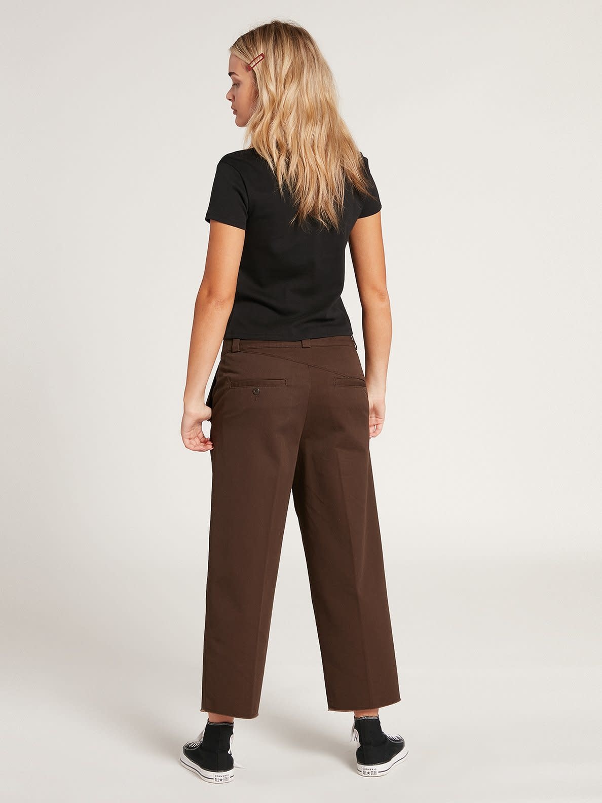 VOLCOM - WHAWHAT CHINO PANT (DARK BROWN) - Boutique ROOKERY skateshop