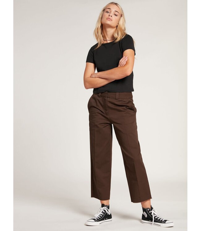 VOLCOM VOLCOM - WHAWHAT CHINO PANT (DARK BROWN)