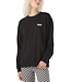 VANS VANS - FLORAL V CREWNECK (BLACK)