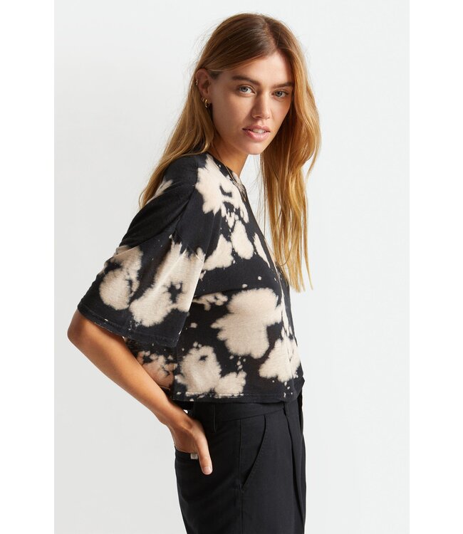 BRIXTON BRIXTON - MONTAUK SKIMMER TEE (BLEACH WASH)