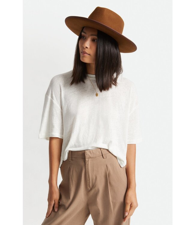 BRIXTON BRIXTON - MONTAUK SKIMMER TEE (OFF WHITE)