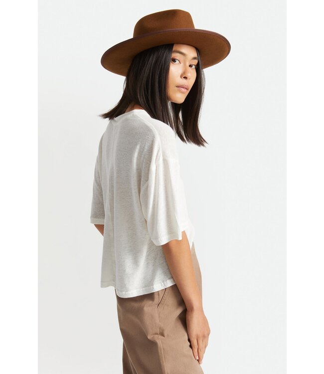 BRIXTON BRIXTON - MONTAUK SKIMMER TEE (OFF WHITE)