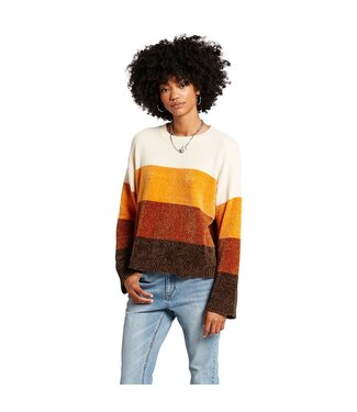 VOLCOM VOLCOM - BUBBLE TEA SWEATER (BROWN)