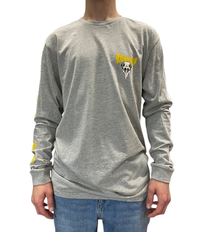 ROOKERY ROOKERY - DEATH CROW L/S (HEATHER GREY)