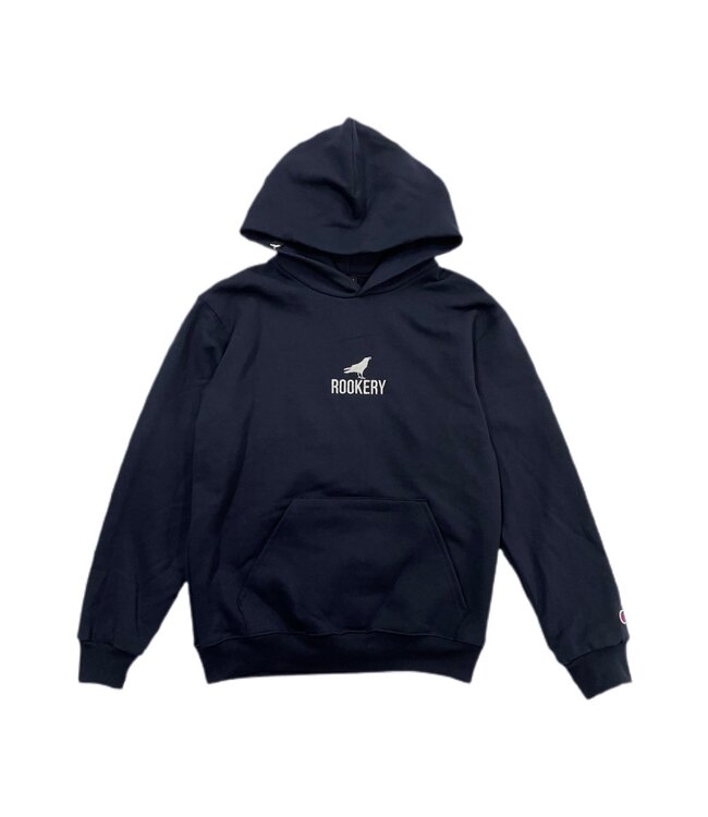 ROOKERY ROOKERY - CLASSIC EMBRO KID HOODIE (NAVY)