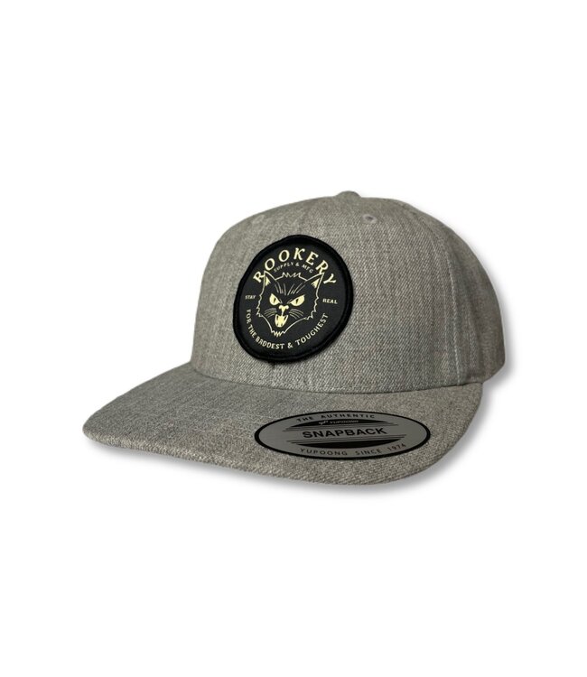 ROOKERY ROOKERY - CAT SNAPBACK KID (HEATHER)
