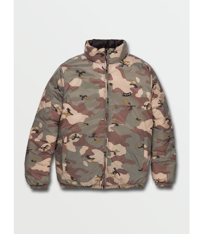 VOLCOM VOLCOM - DOSWALLTZ REVERSIBLE JACKET (BLACK/ CAMO)