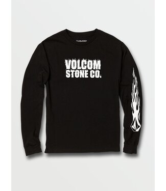 VOLCOM VOLCOM - IGNIGHTER KID L/S TEE (BLACK)