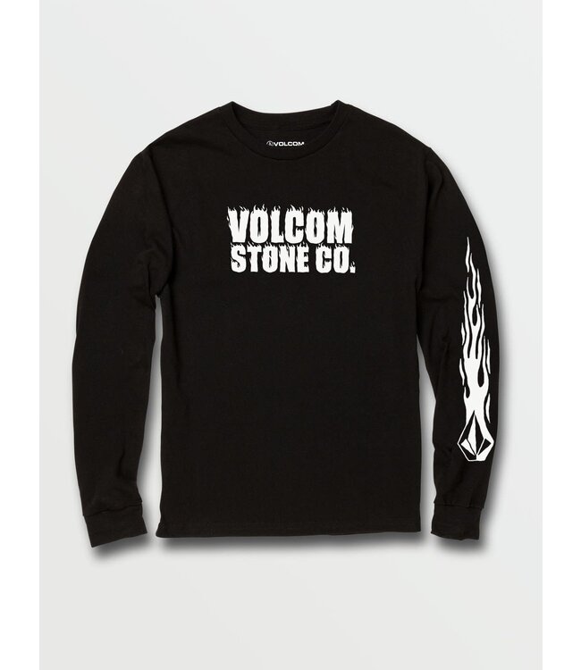 VOLCOM VOLCOM - IGNIGHTER KID L/S TEE (BLACK)