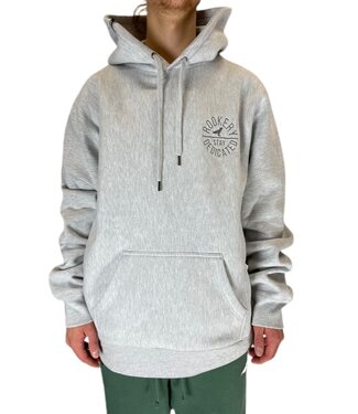 ROOKERY ROOKERY - CIRCLE HEAVYWEIGHT HOODIE (HEATHER GREY)