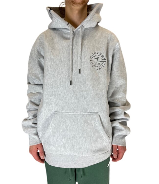 ROOKERY ROOKERY - CIRCLE HEAVYWEIGHT HOODIE (HEATHER GREY)