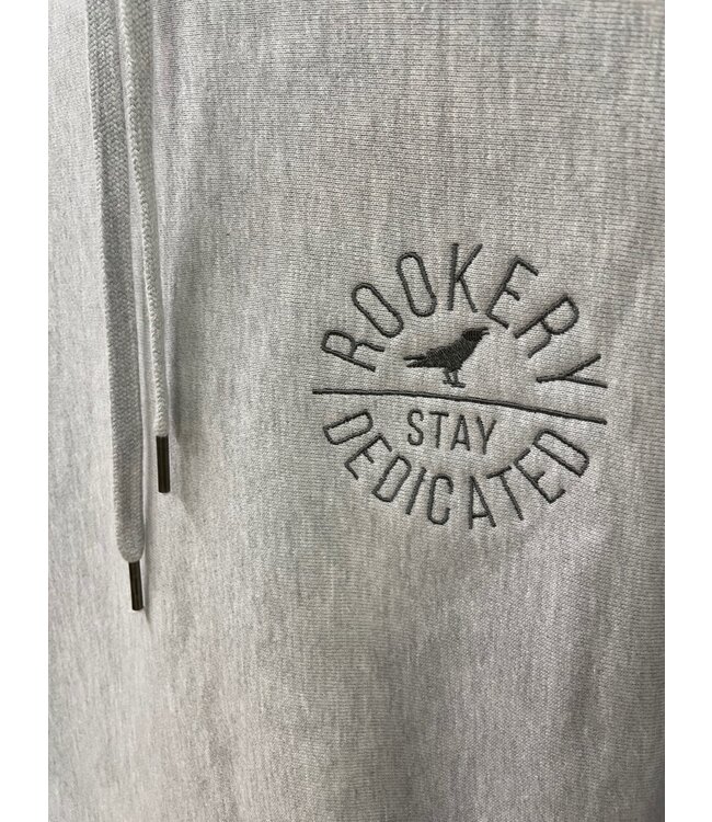 ROOKERY ROOKERY - CIRCLE HEAVYWEIGHT HOODIE (HEATHER GREY)