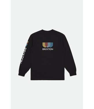 BRIXTON BRIXTON - ALTON L/S TEE (BLACK)