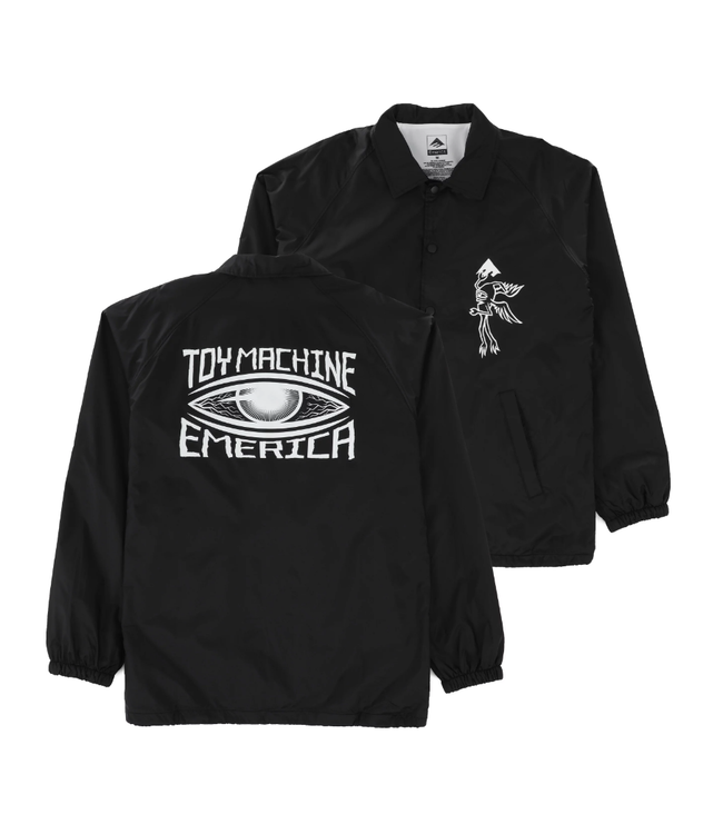 EMERICA - TOY MACHINE COACHES JACKET (BLACK)