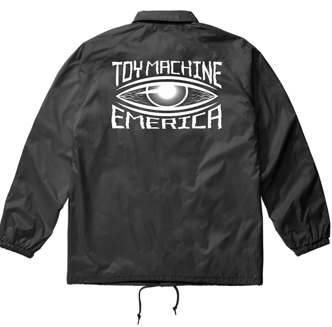 EMERICA - TOY MACHINE COACHES JACKET (BLACK) - Boutique