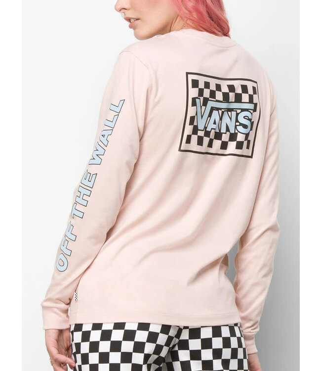 VANS VANS - BOXED OUT L/S TEE (PEACH WHIP)