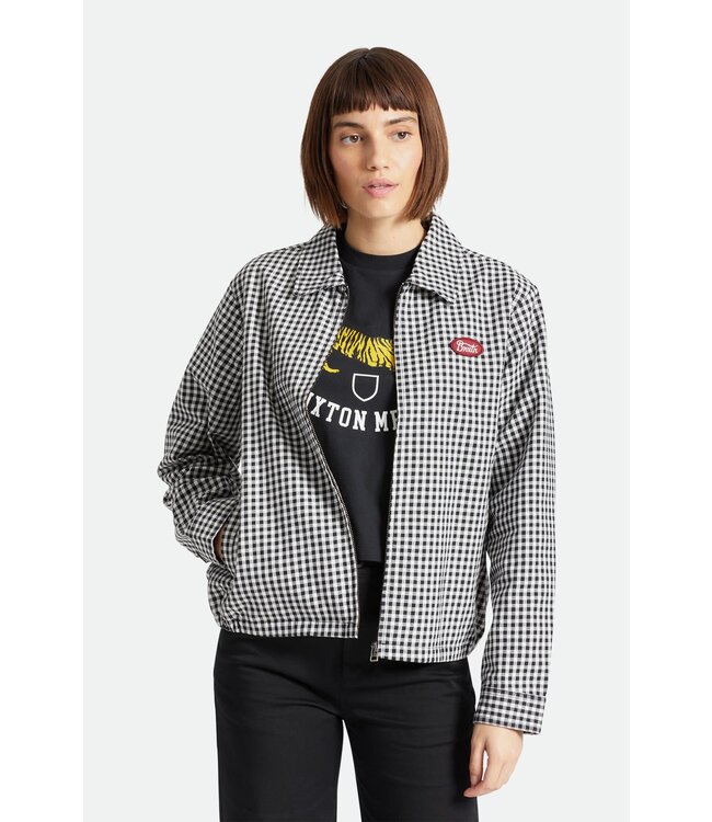 BRIXTON BRIXTON - UTOPIA JACKET (BLACK GINGHAM)