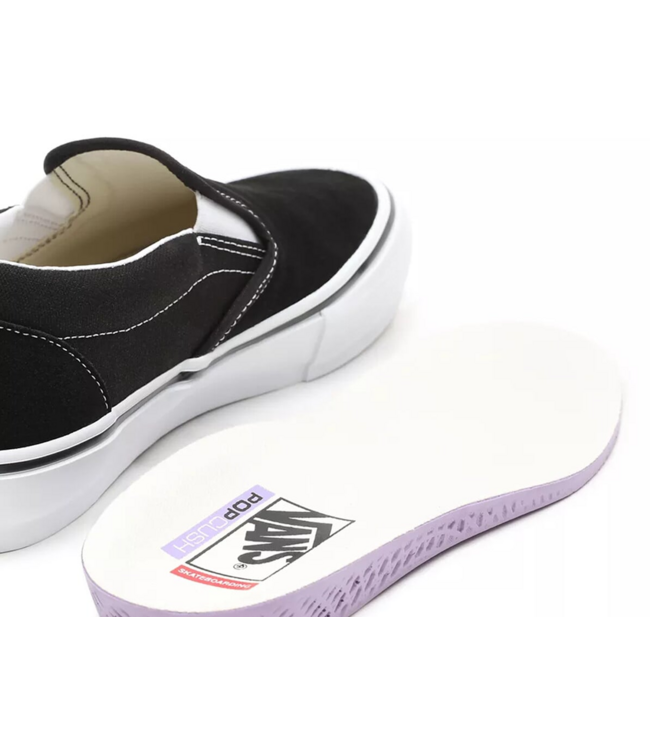 VANS VANS - SKATE SLIP-ON (BLACK / WHITE)