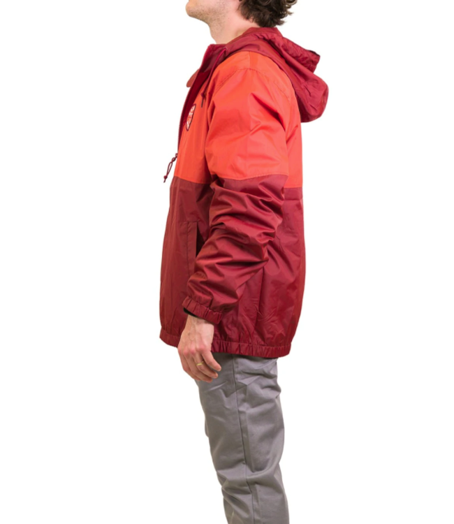 BRIXTON BRIXTON - CLAXTON CREST LW ZIP HOOD JACKET (PHOENIX/ DK. BRICK)