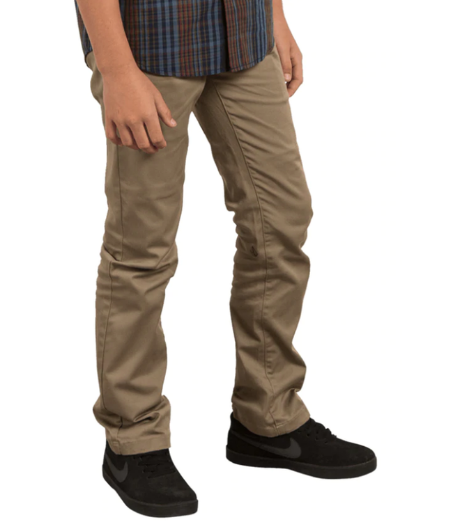 VOLCOM VOLCOM - FRICKIN MODERN STRETCH KID CHINO (KHAKI)