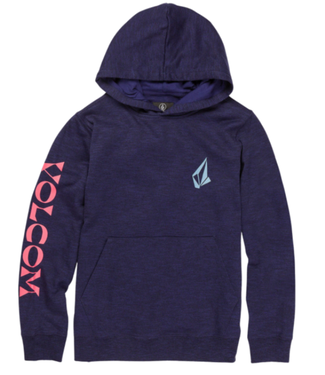 VOLCOM VOLCOM - UNKNOWN STONE KID HOODIE (BLUEPRINT)