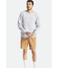 BRIXTON BRIXTON - LION CREST CREWNECK (HEATHER GREY)