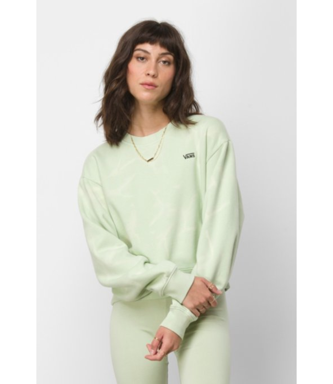 VANS VANS - WATER WASH CROP CREWNECK (CELADON GREEN)