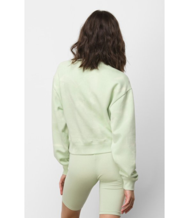 VANS VANS - WATER WASH CROP CREWNECK (CELADON GREEN)