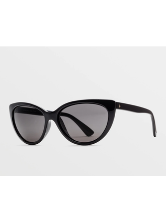 VOLCOM VOLCOM - BUTTER SUNGLASSES (GLOSS BLACK/ GRAY)