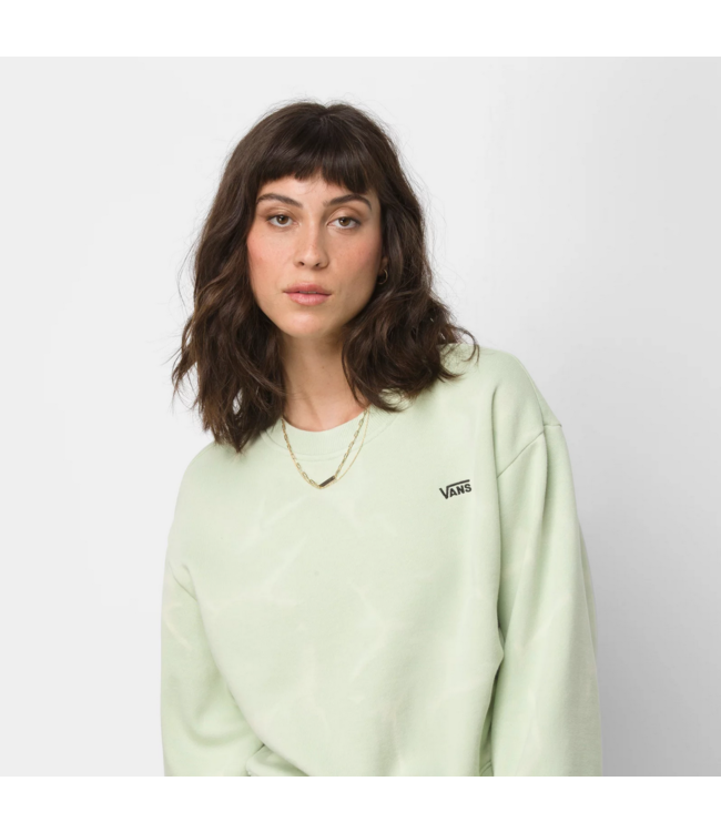 VANS VANS - WATER WASH CROP CREWNECK (CELADON GREEN)