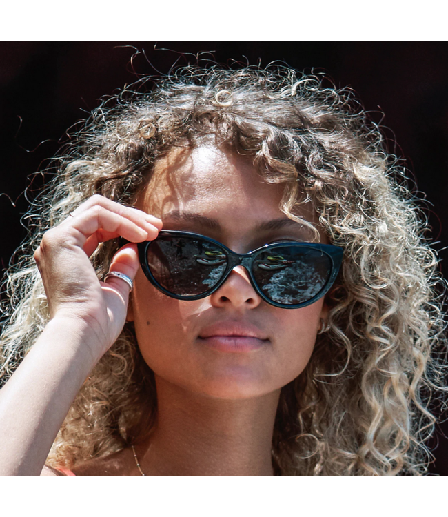 VOLCOM VOLCOM - BUTTER SUNGLASSES (GLOSS BLACK/ GRAY)