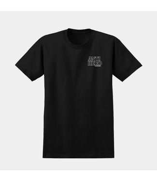 ANTI HERO ANTI HER0 - LIL BLACK HERO OUTLINE TEE (BLACK WHITE)