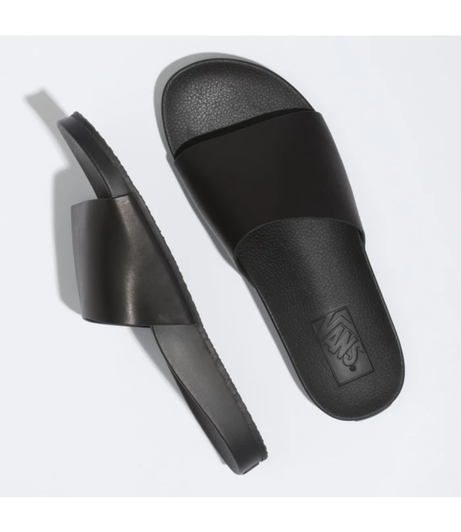 VANS VANS - DECON SLIDE (LEATHER BLACK)