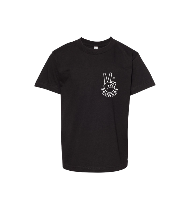 ROOKERY ROOKERY - PEACE OUT KID TEE (BLACK)