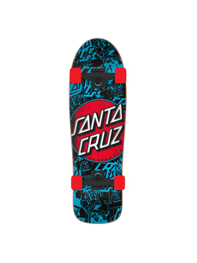 Santa Cruz OJs BRUSH LOGO Skateboard T Shirt BLACK LARGE 