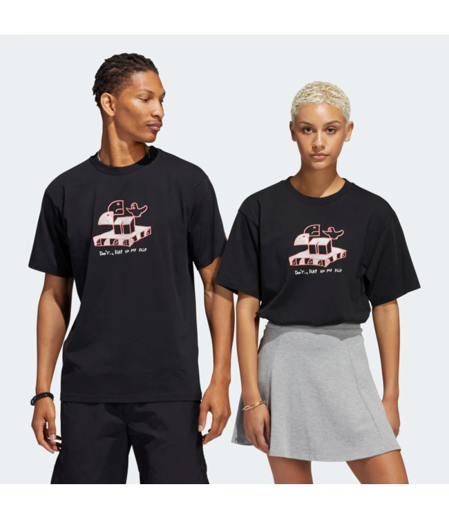ADIDAS ADIDAS - SHMOOFOIL DON'T FLIP TEE (BLACK)