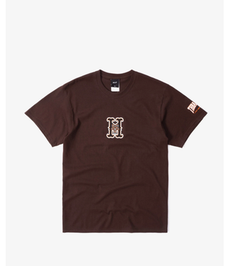 HUF HUF - SUNNYDALE T-SHIRT (BRUN)