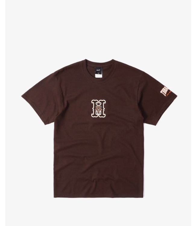 HUF HUF - SUNNYDALE T-SHIRT (BRUN)